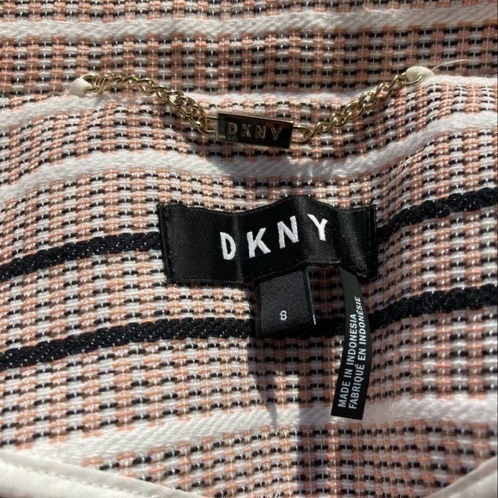 ๐ DKNY houndstooth plaid suit career blazer 8 - Picture 7 of 7